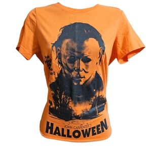 Terror Threads LG Orange Michael Myers Halloween Limited Edition T-shirt